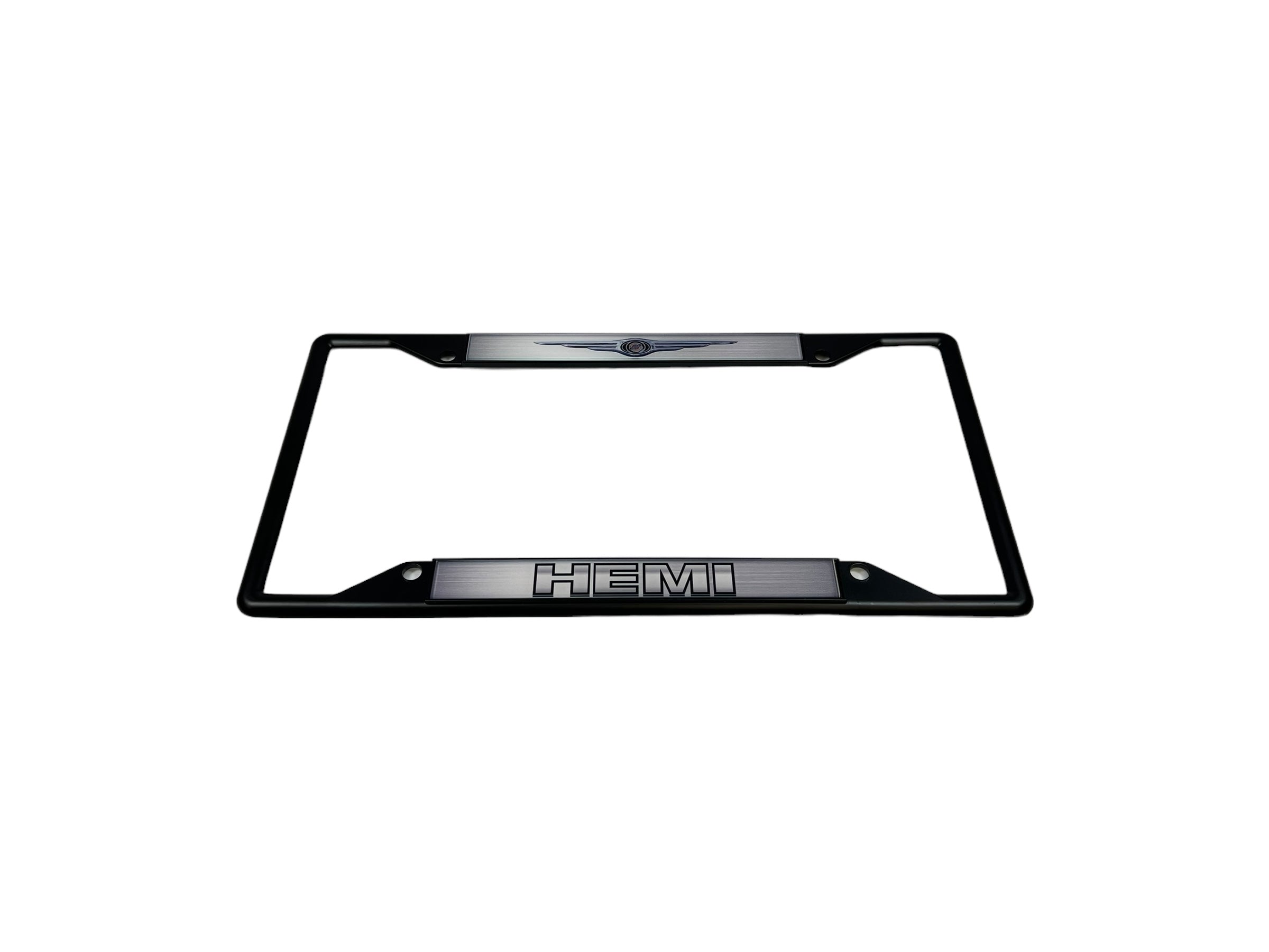 Chrysler HEMI Black License Plate Frame