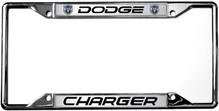 Dodge Charger Chrome License Plate Frame