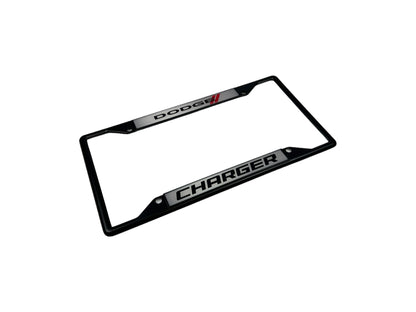 2009 Dodge Charger Black License Plate Frame