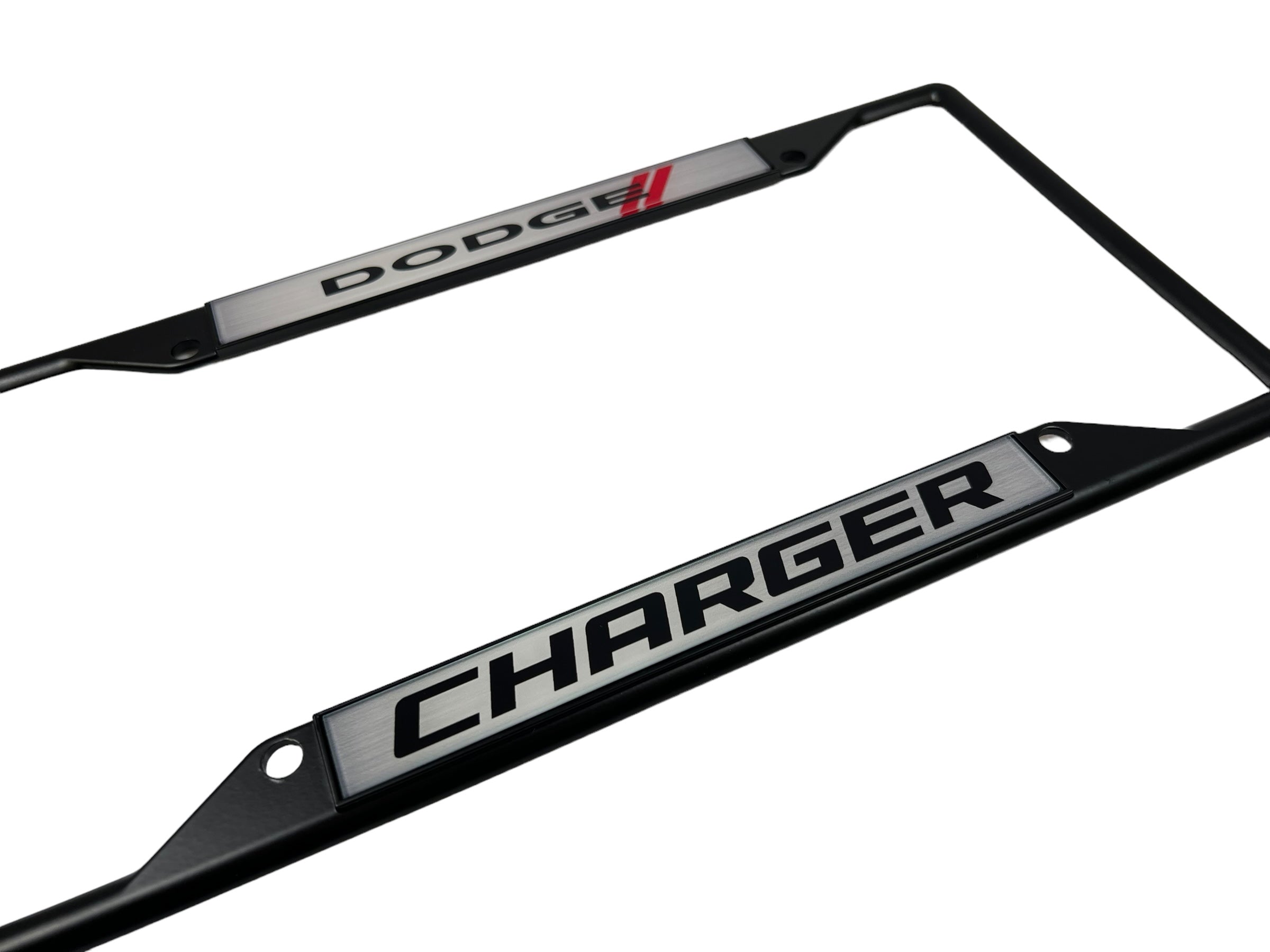 2009 Dodge Charger Black License Plate Frame