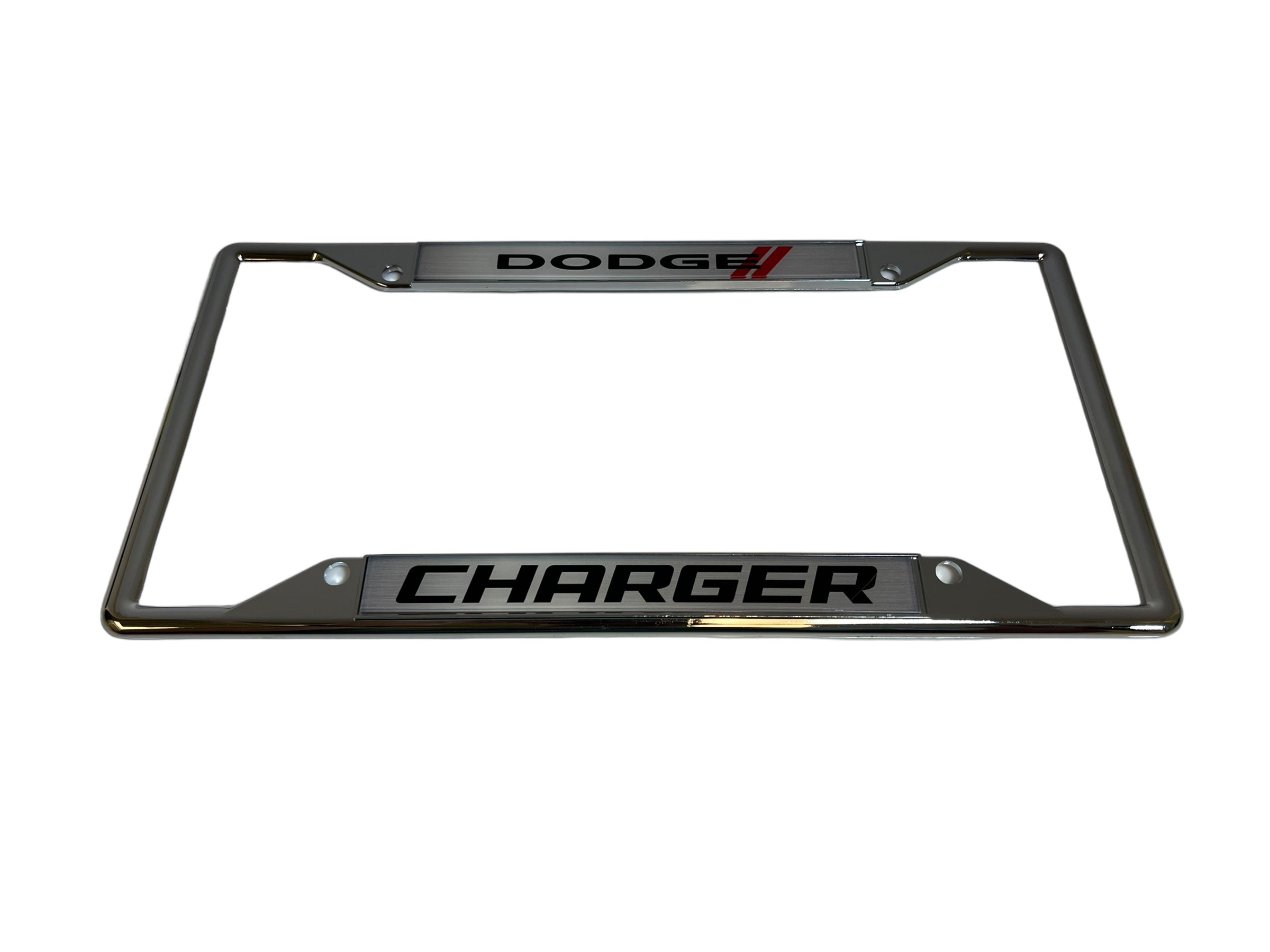 dodge license plate frame with dodge logo