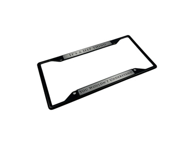 It's A Jeep Thing Black License Plate Frame