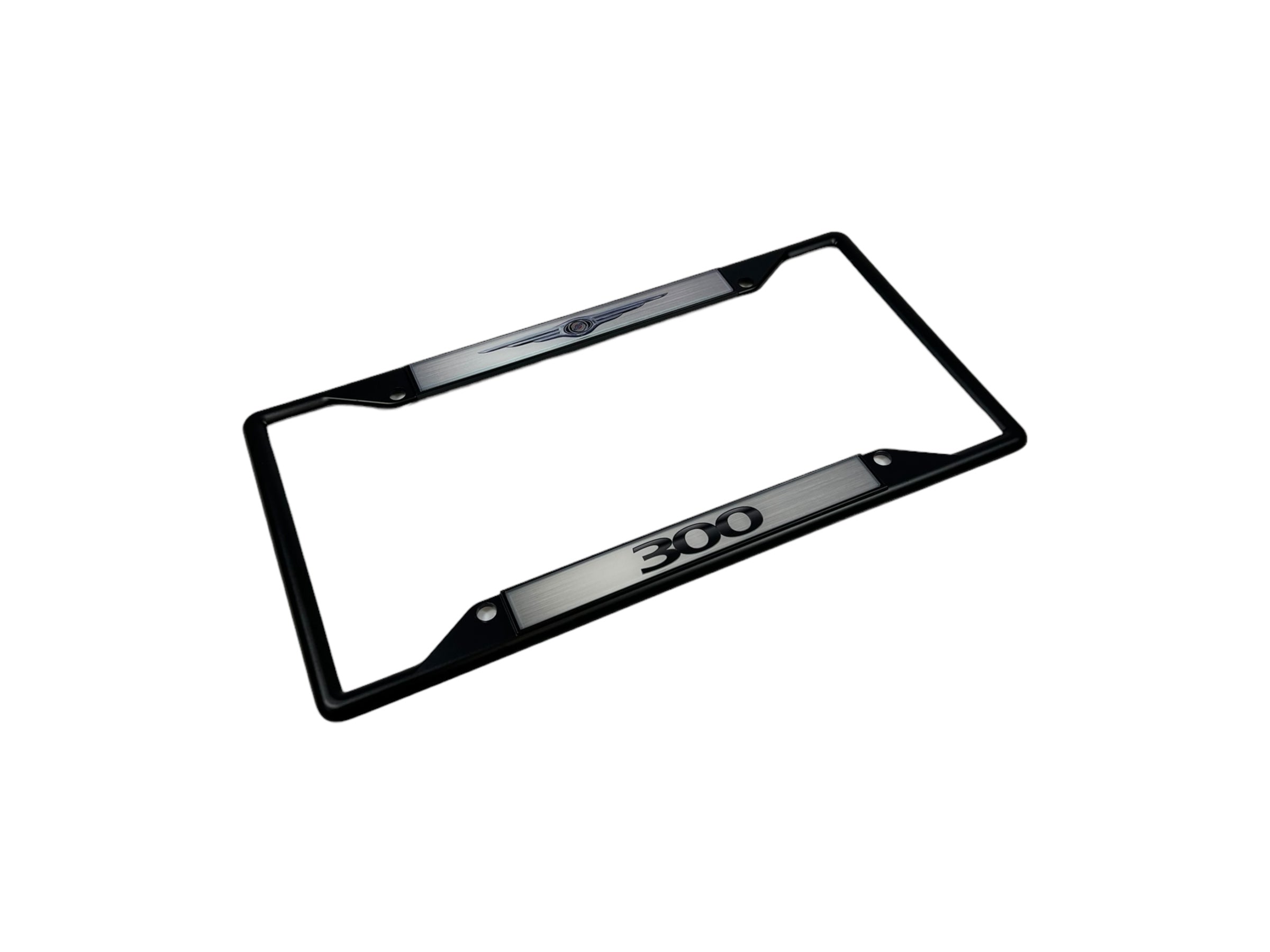 Chrysler 300 Black License Plate Frame