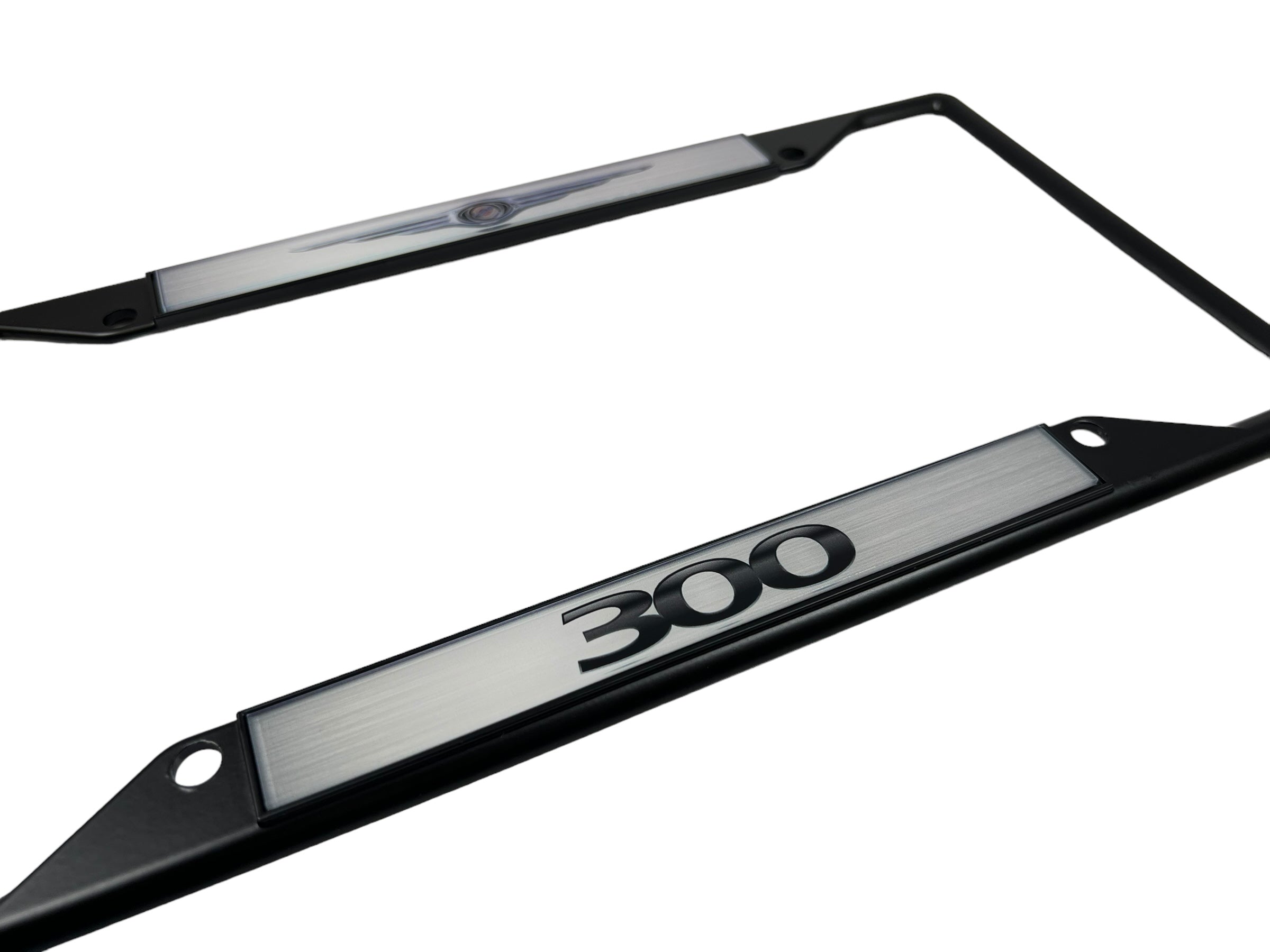 Chrysler 300 Black License Plate Frame