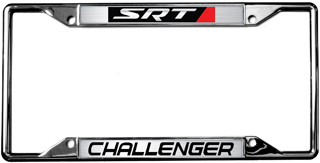 Dodge Challenger SRT Chrome License Plate Frame