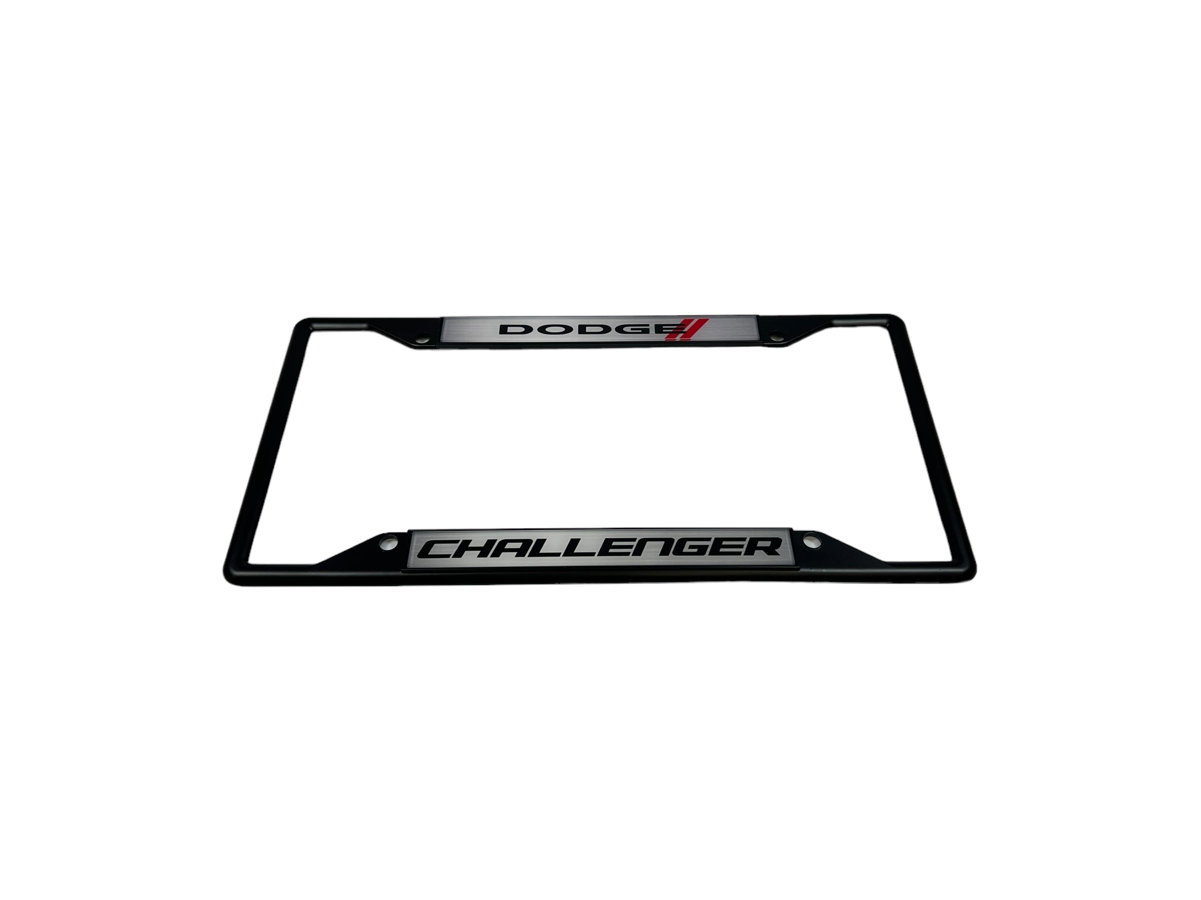 2009 Dodge Challenger Black License Plate Frame