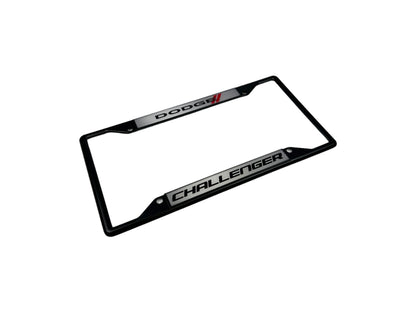 2009 Dodge Challenger Black License Plate Frame