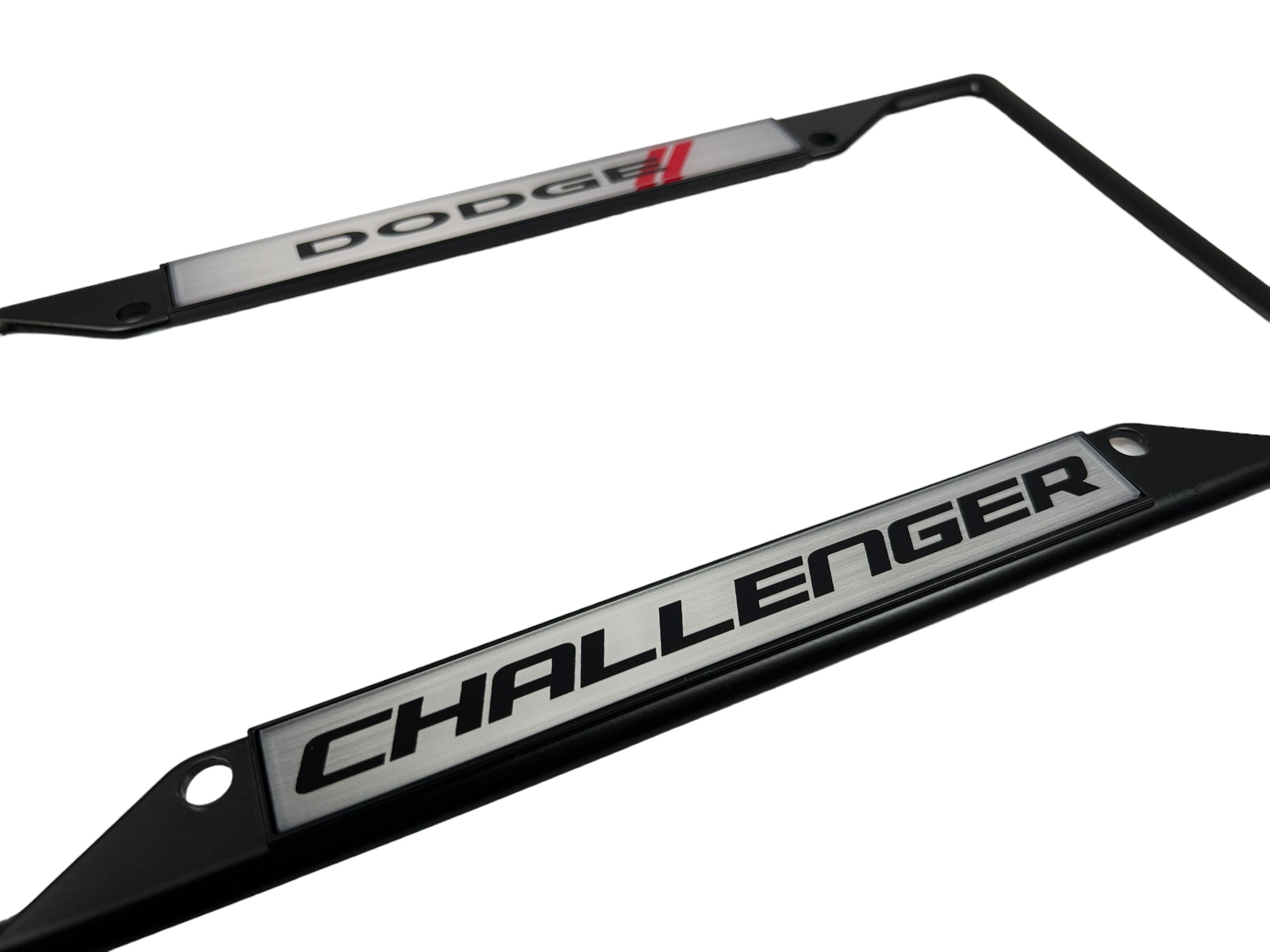 2009 Dodge Challenger Black License Plate Frame