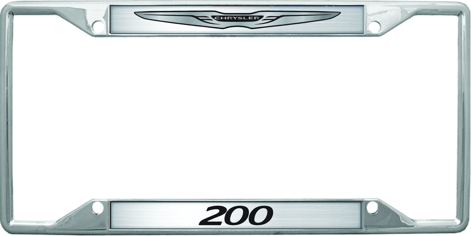 2009 Chrysler 200 Chrome License Plate Frame