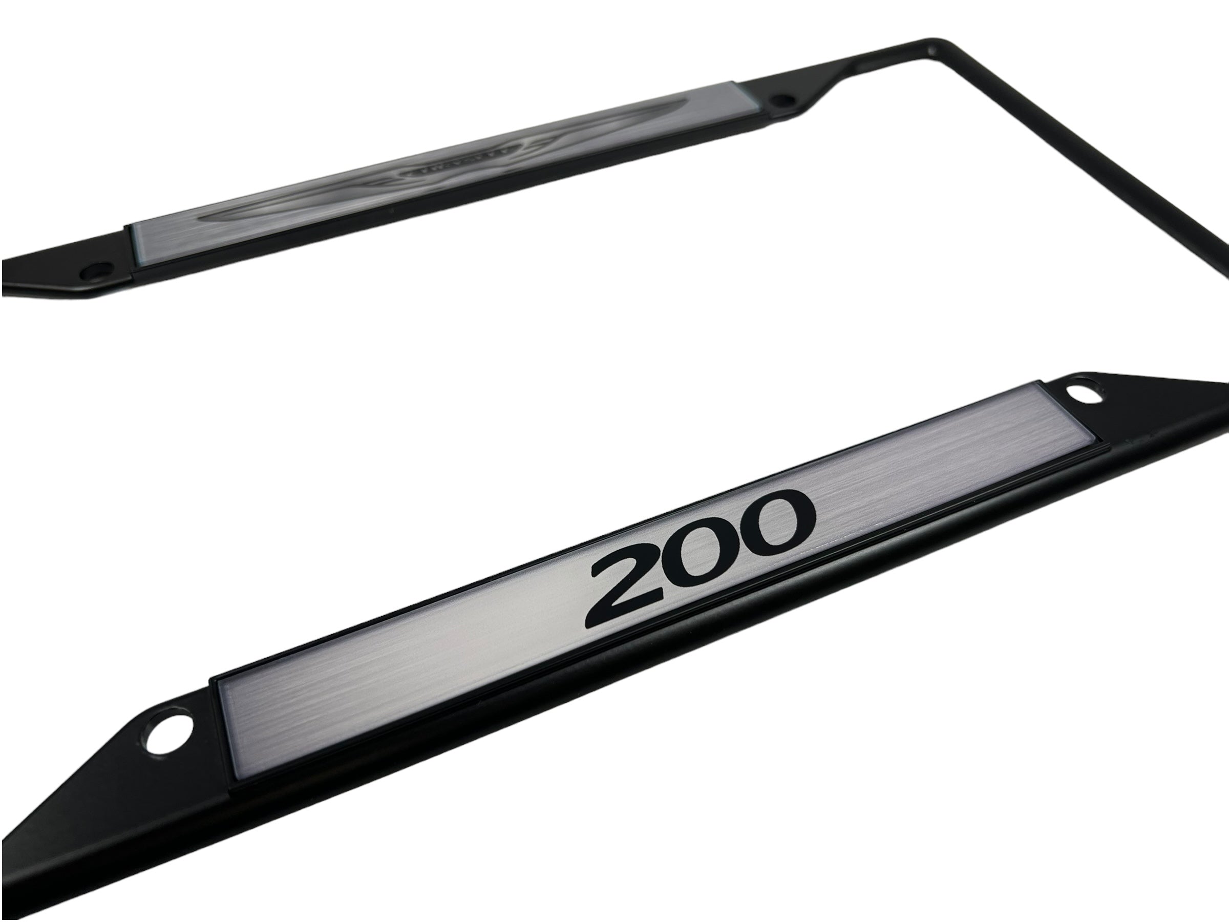 2009 Chrysler 200 Black License Plate Frame