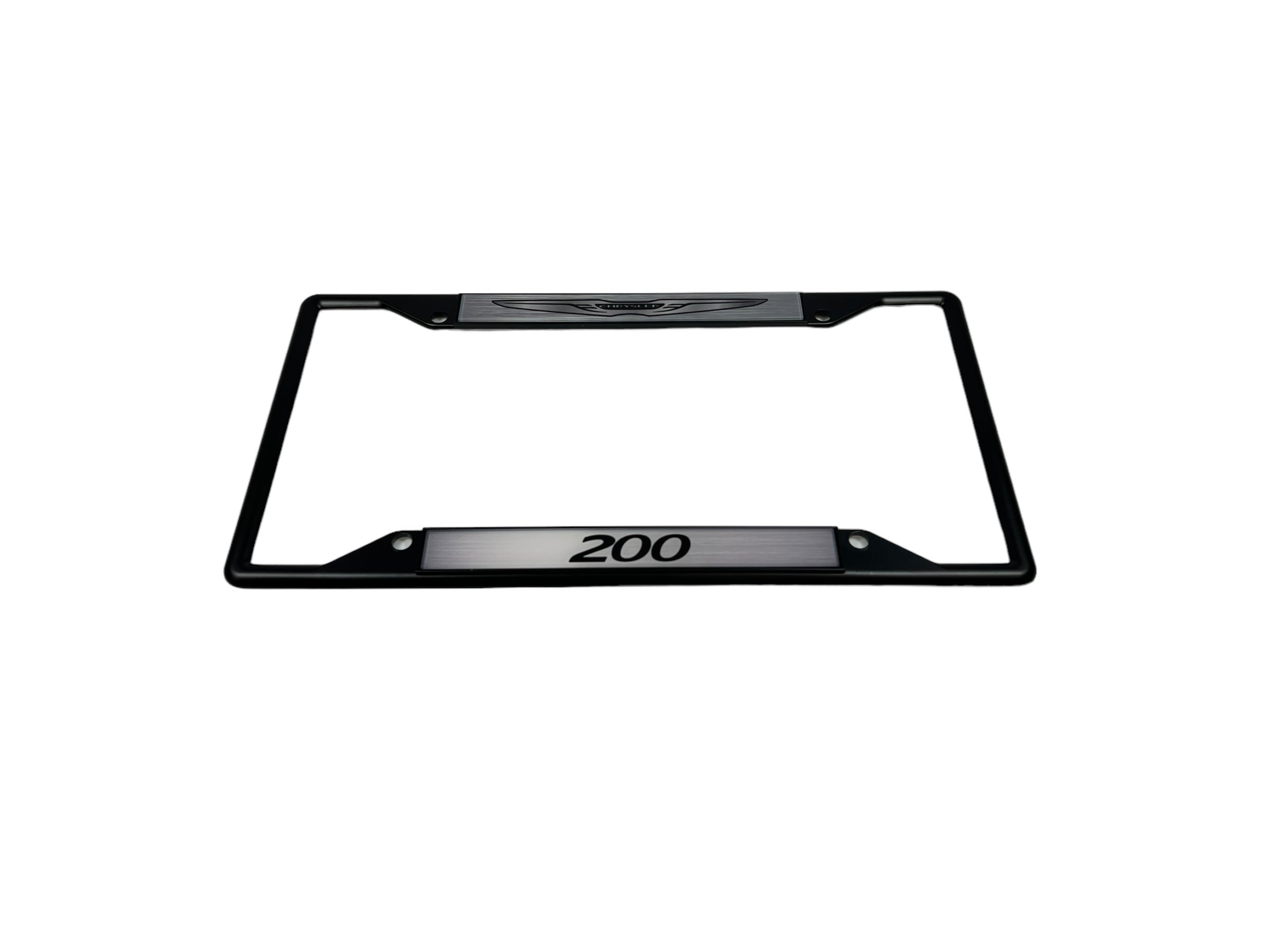 2009 Chrysler 200 Black License Plate Frame