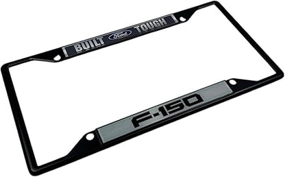 Built Ford Tough F-150 Black License Plate Frame