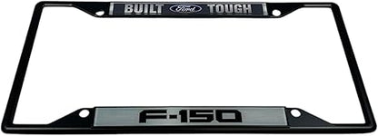 Built Ford Tough F-150 Black License Plate Frame