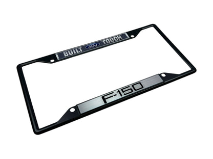 Built Ford Tough F-150 Black License Plate Frame