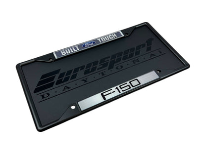 Built Ford Tough F-150 Black License Plate Frame