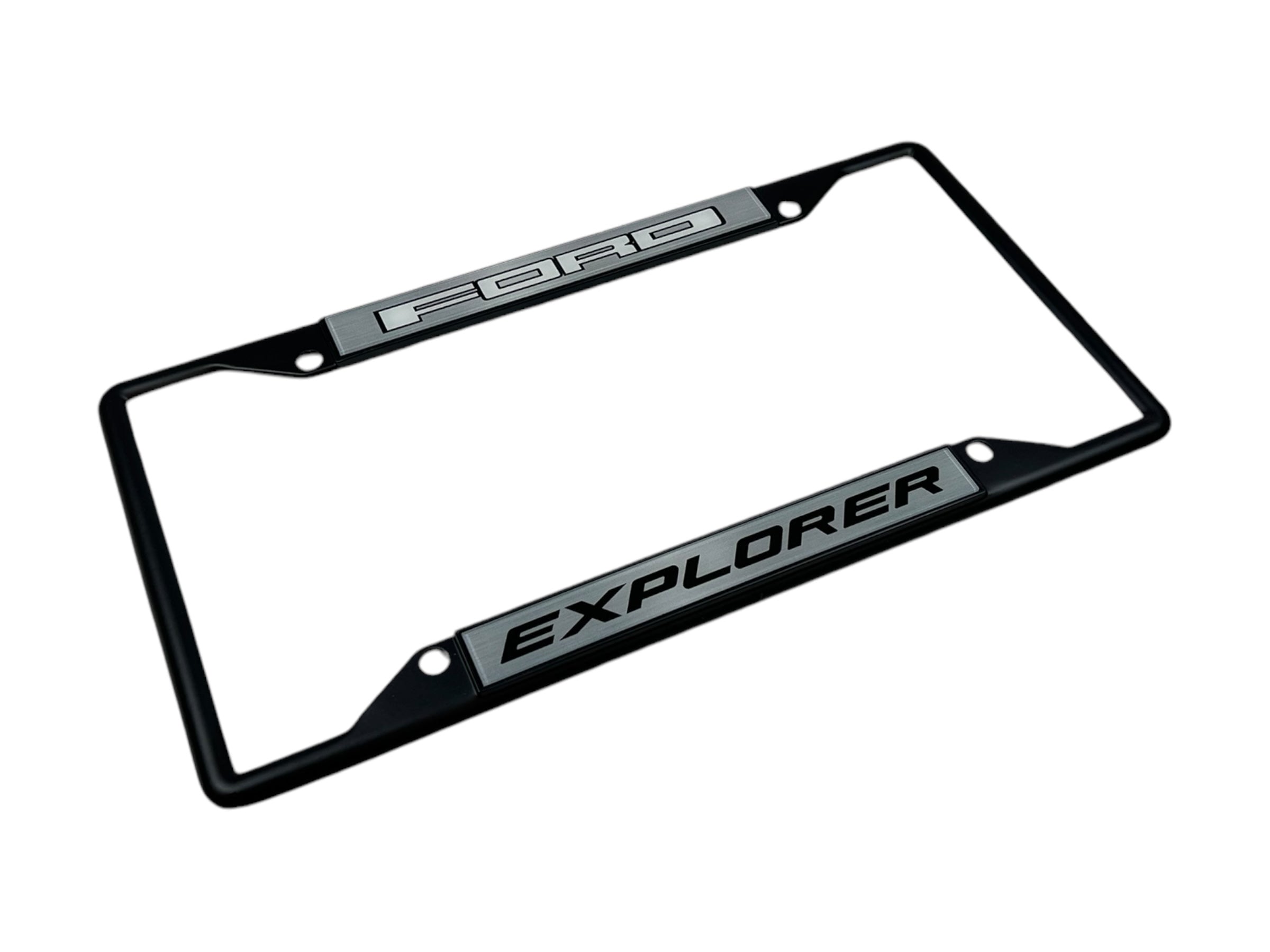 Ford Explorer Black License Plate Frame