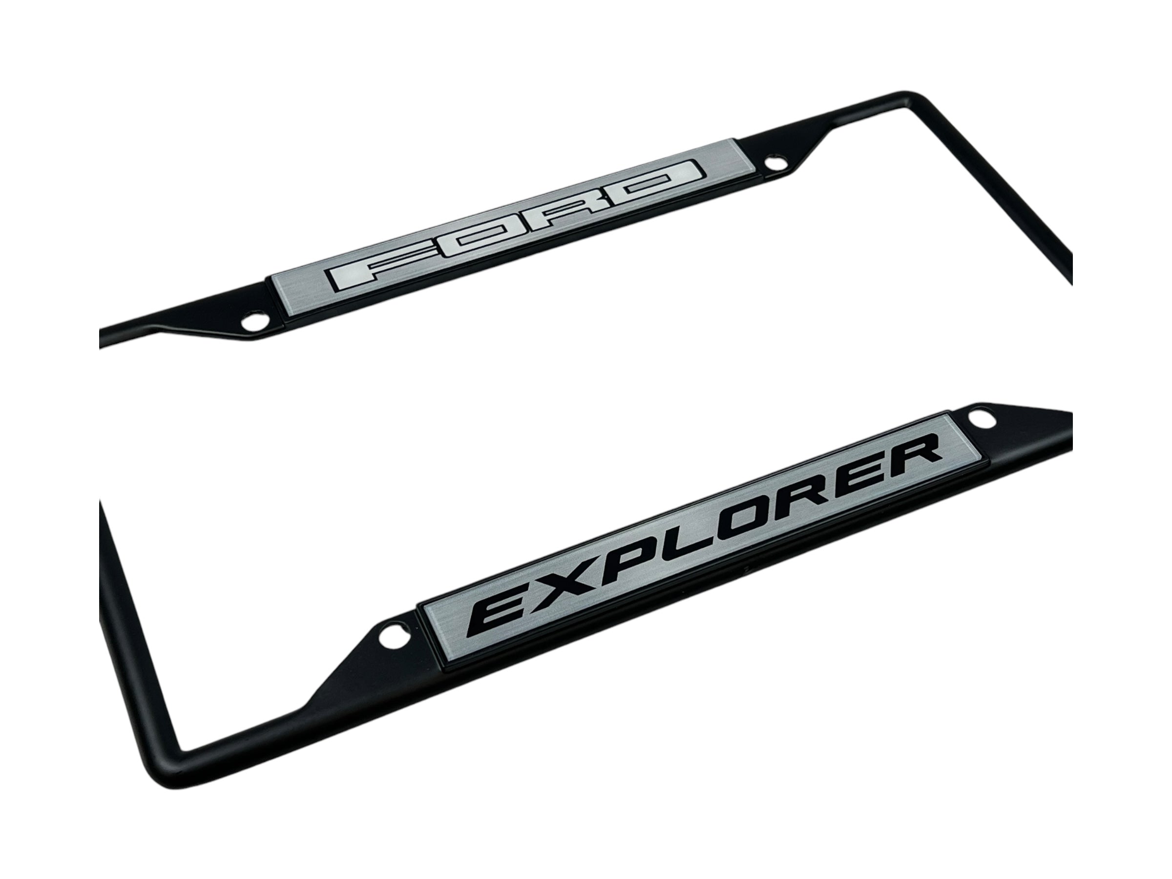 Ford Explorer Black License Plate Frame