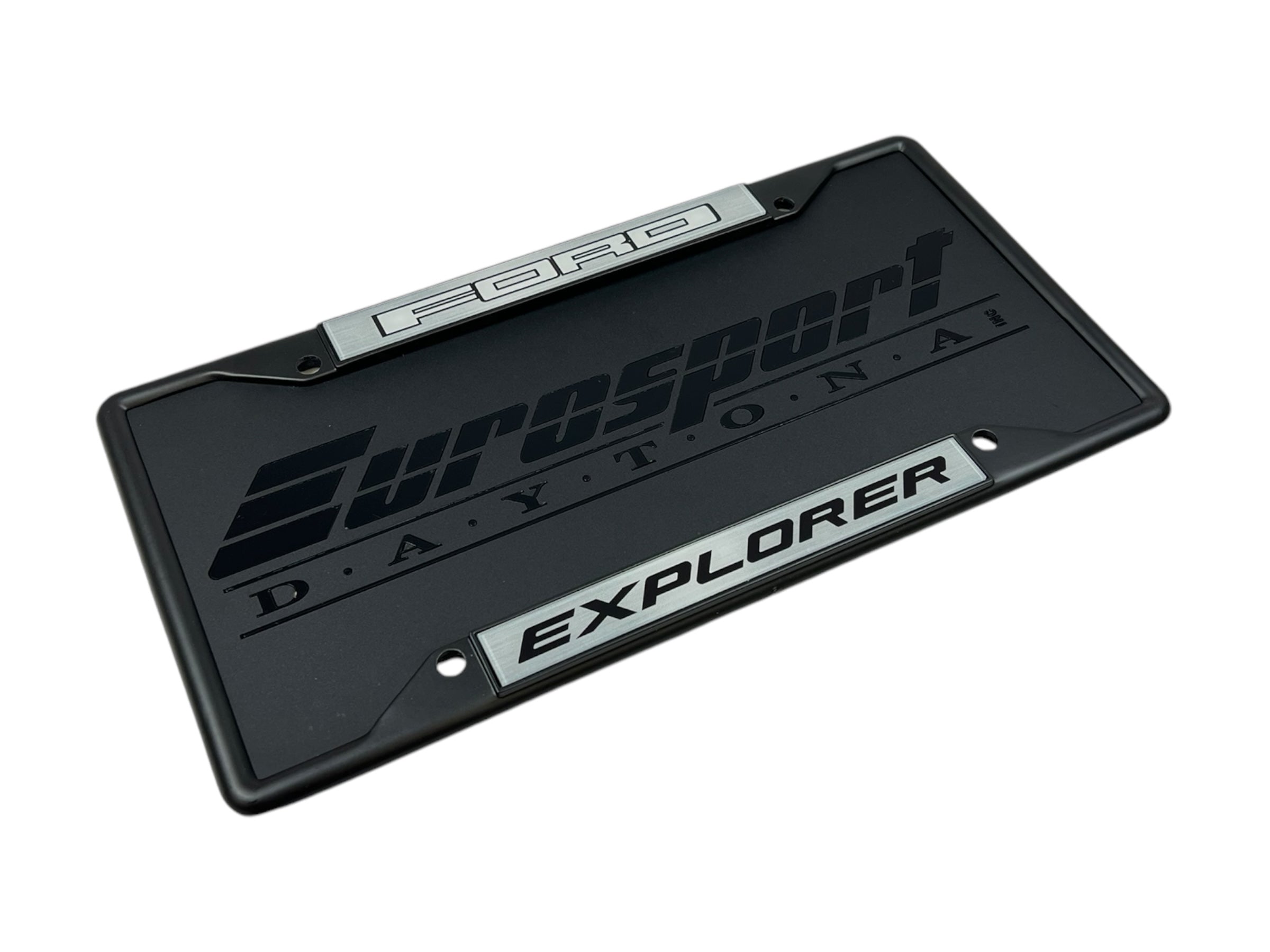 Ford Explorer Black License Plate Frame