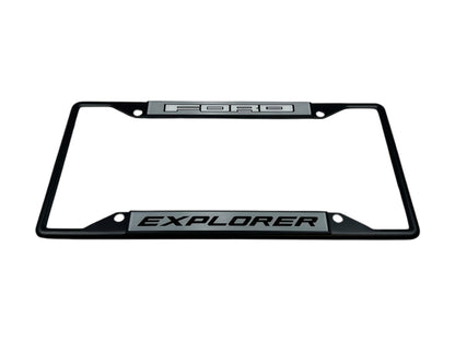 Ford Explorer Black License Plate Frame