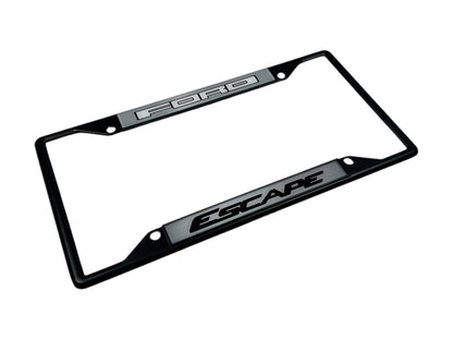 Ford Escape Black License Plate Frame