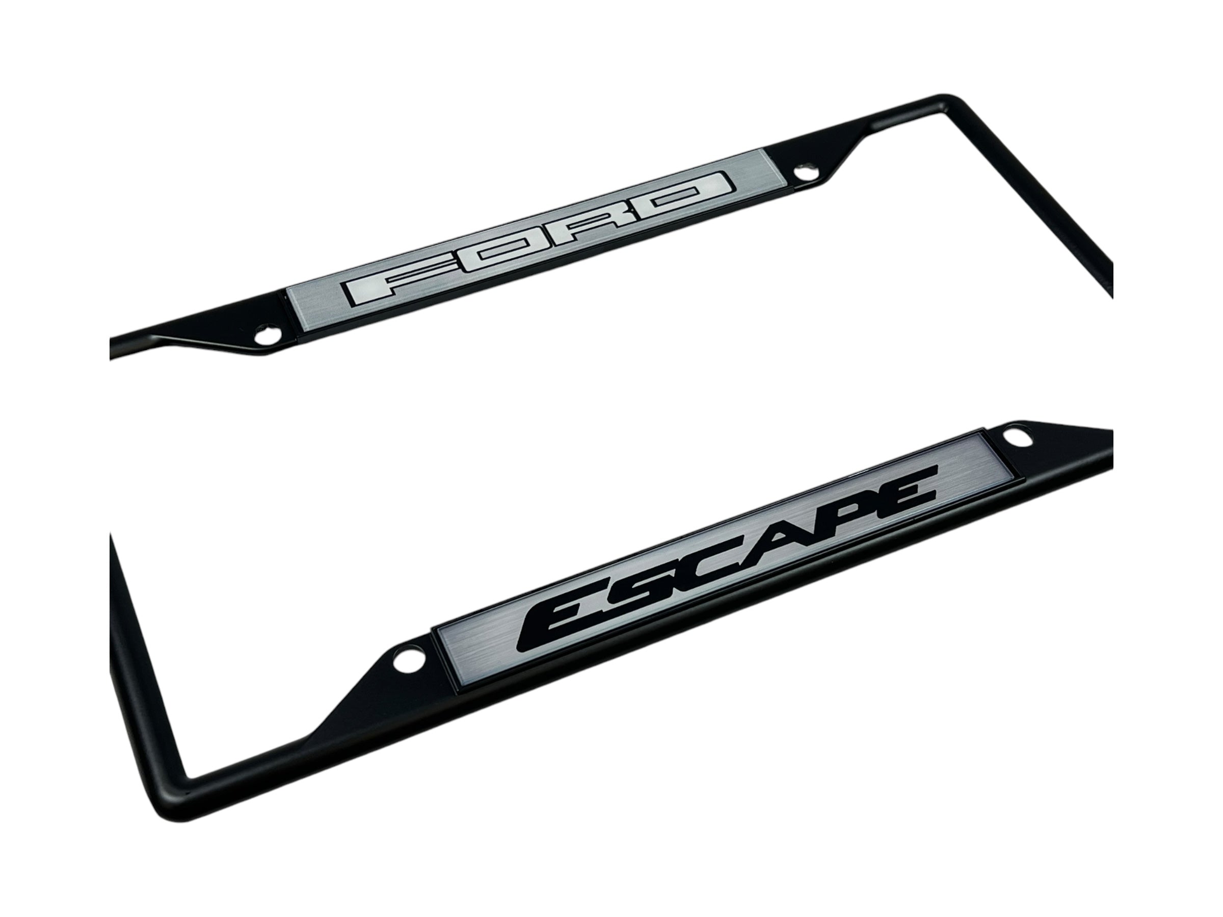 Ford Escape Black License Plate Frame