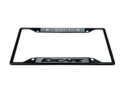 Ford Escape Black License Plate Frame