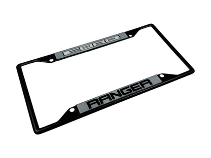 Ford Ranger Black License Plate Frame