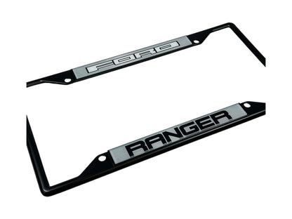 Ford Ranger Black License Plate Frame