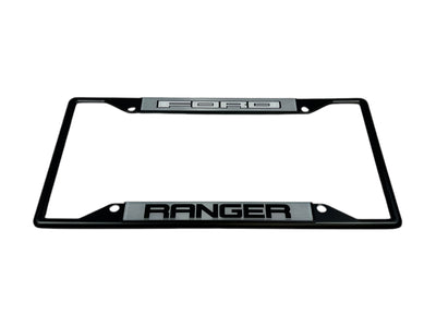 Ford Ranger Black License Plate Frame