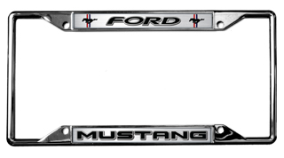 Ford Mustang Chrome License Plate Frame