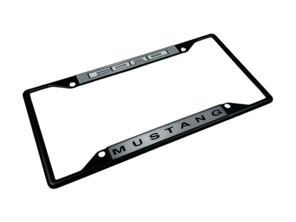 Ford Mustang Black License Plate Frame