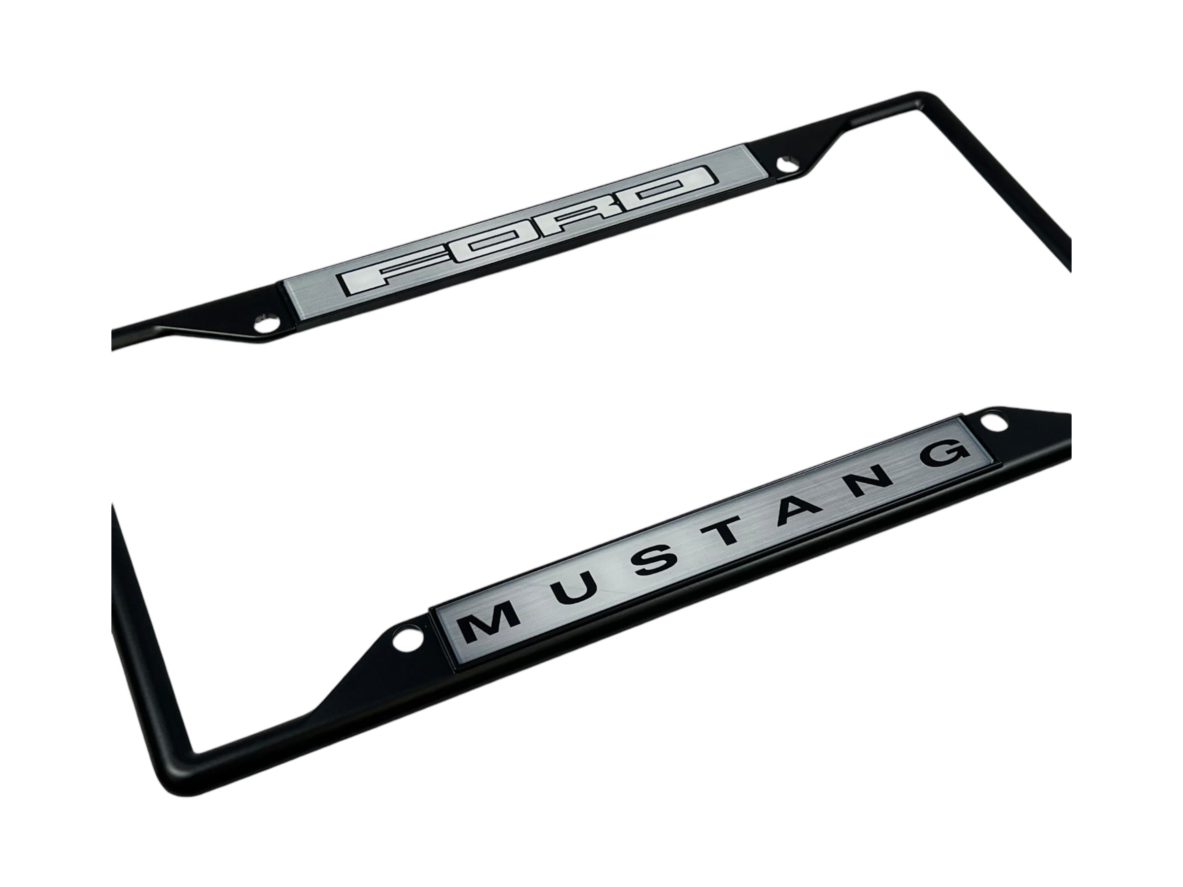 Ford Mustang Black License Plate Frame