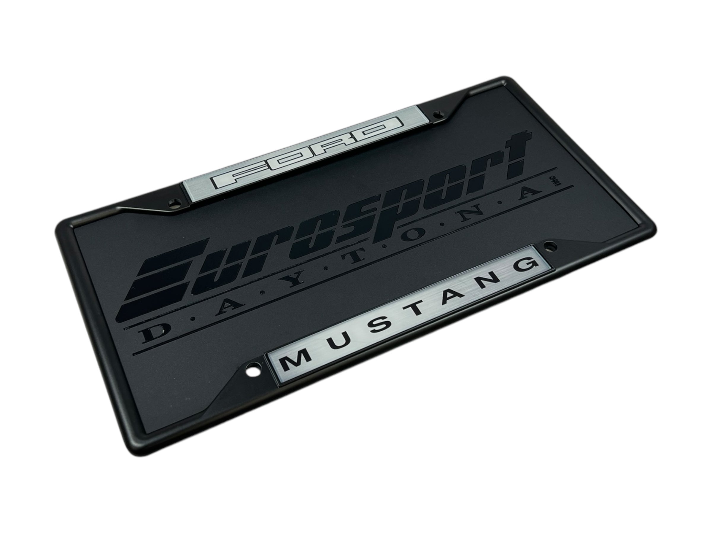 Ford Mustang Black License Plate Frame