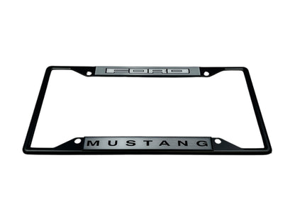 Ford Mustang Black License Plate Frame