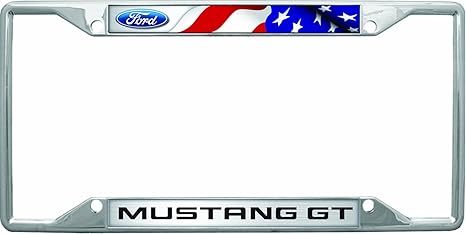 Ford Mustang GT Chrome License Plate Frame