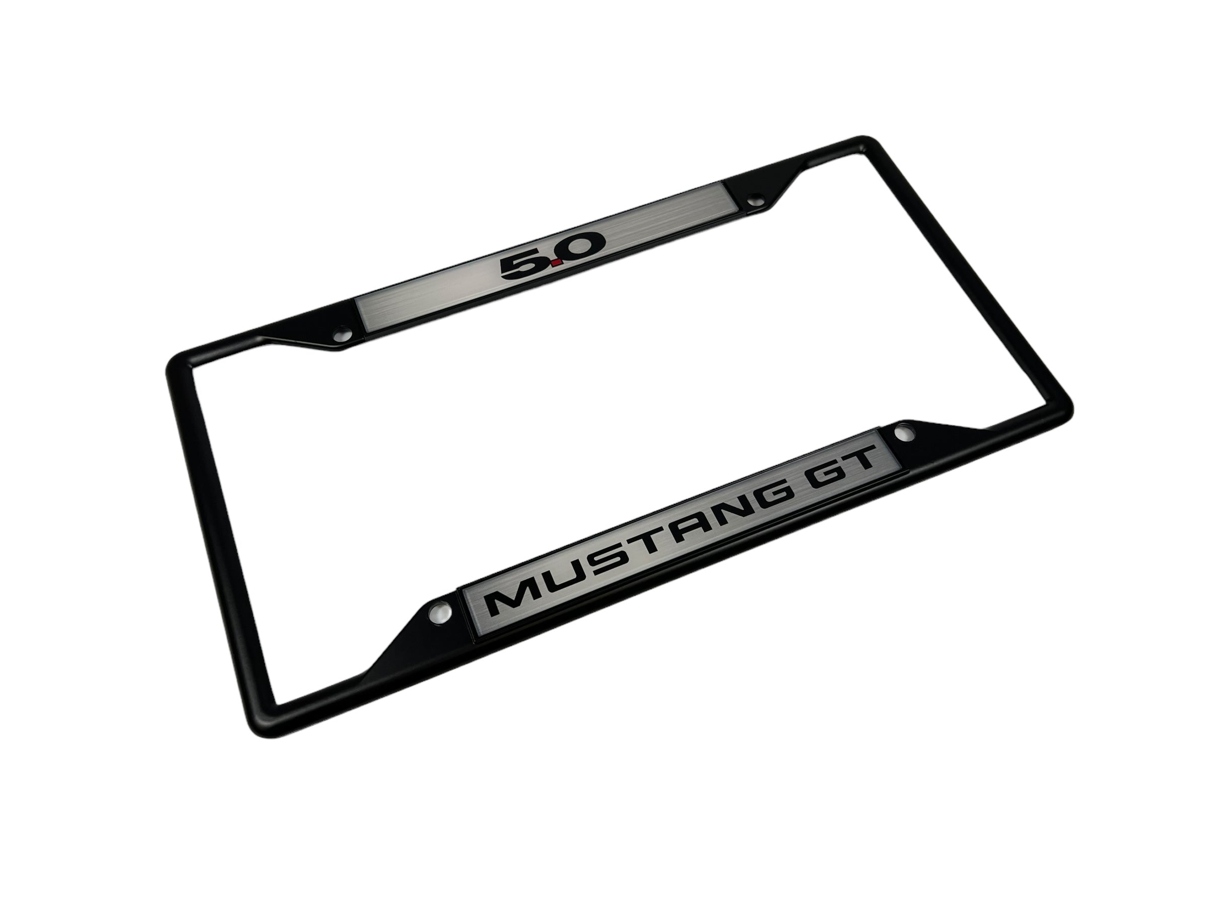 Ford 5.0 Mustang GT Black License Plate Frame