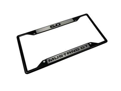 Ford 5.0 Mustang GT Black License Plate Frame