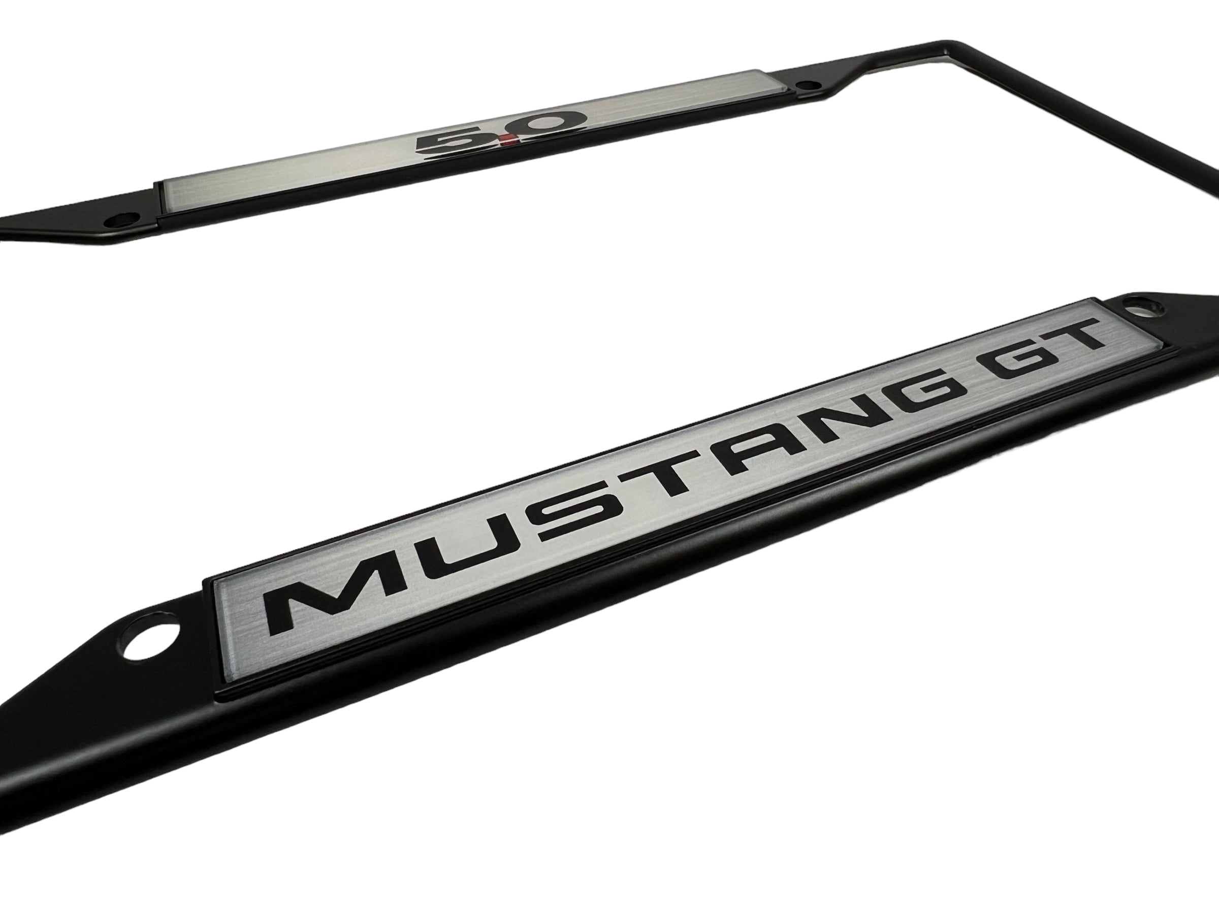 Ford 5.0 Mustang GT Black License Plate Frame