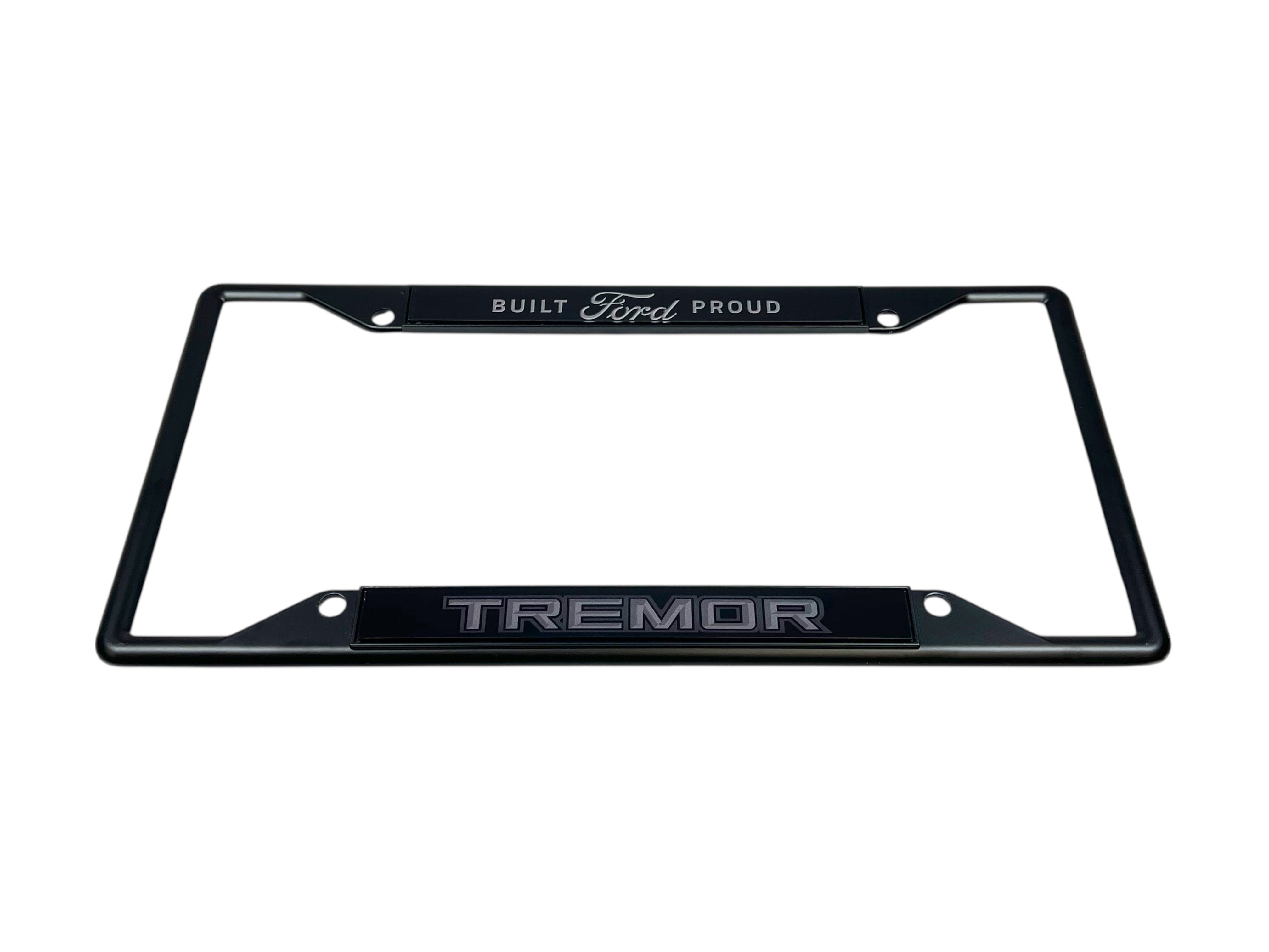 Ford Tremor Blacked Out Black License Plate Frame