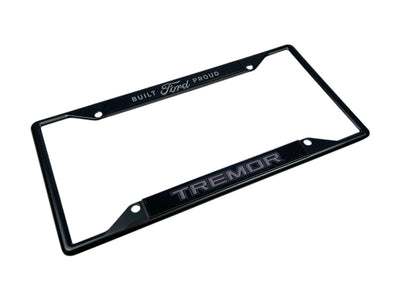 Ford Tremor Blacked Out Black License Plate Frame