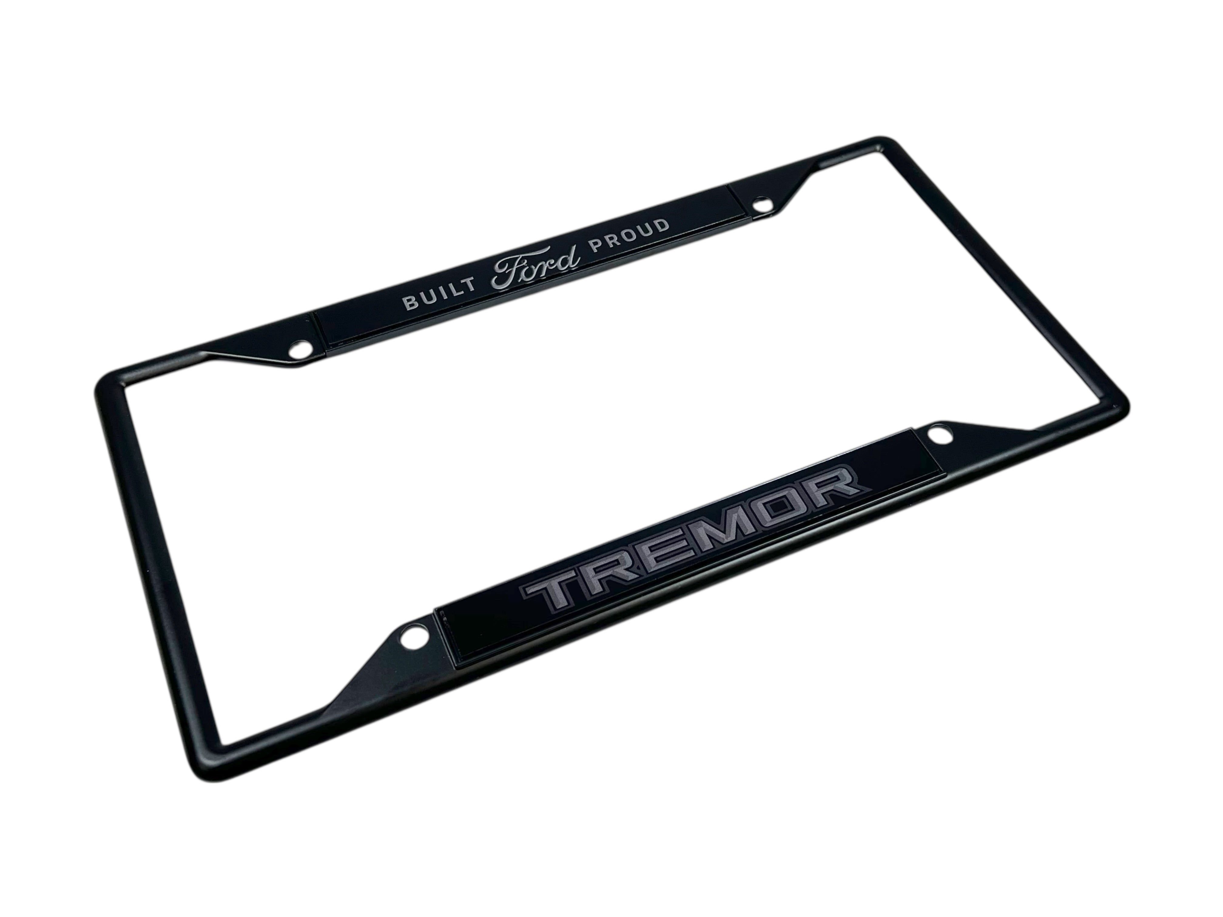 Ford Tremor Blacked Out Black License Plate Frame