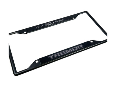 Ford Tremor Blacked Out Black License Plate Frame