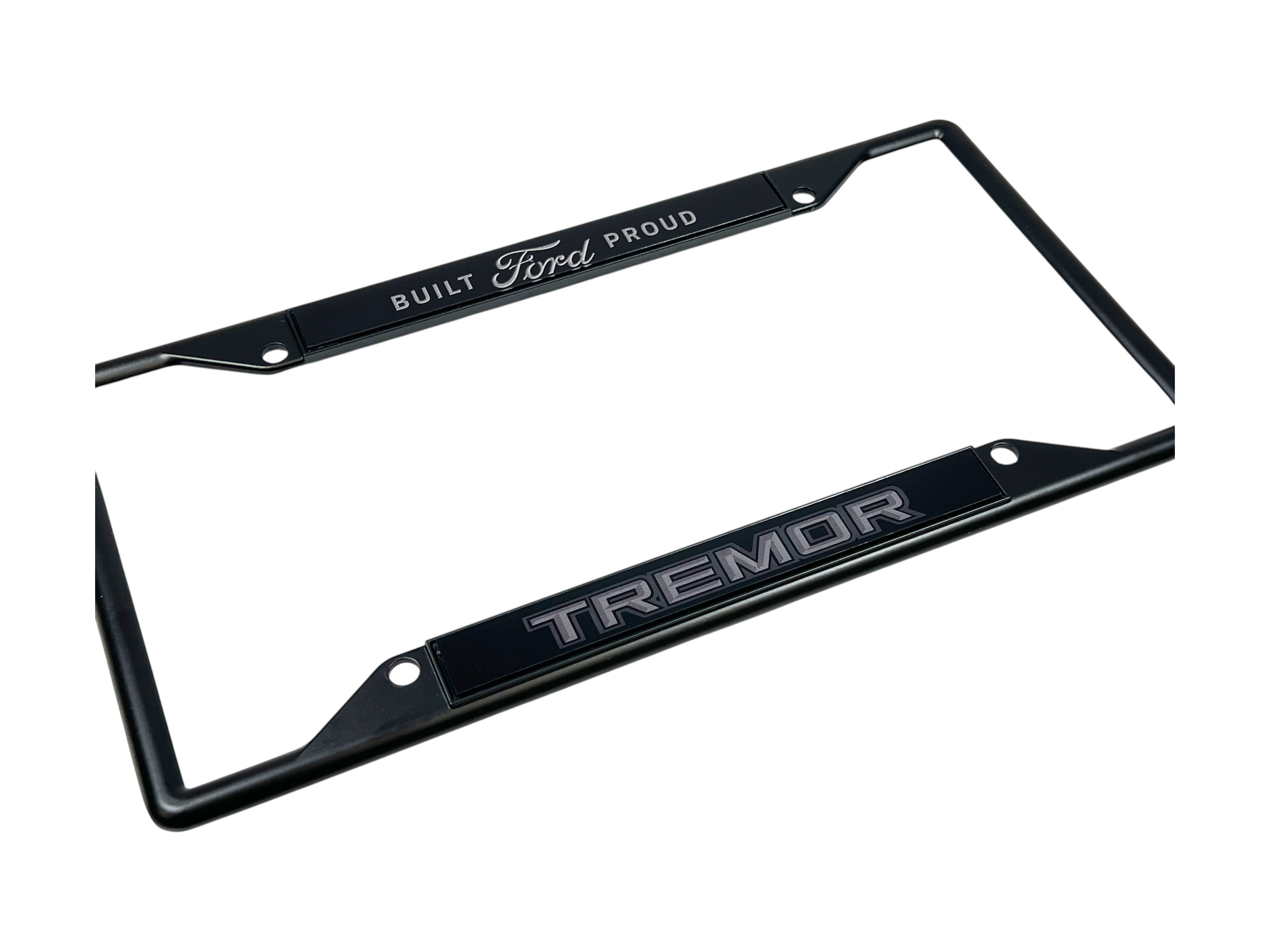 Ford Tremor Blacked Out Black License Plate Frame