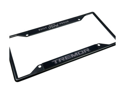 Ford Tremor Blacked Out Black License Plate Frame