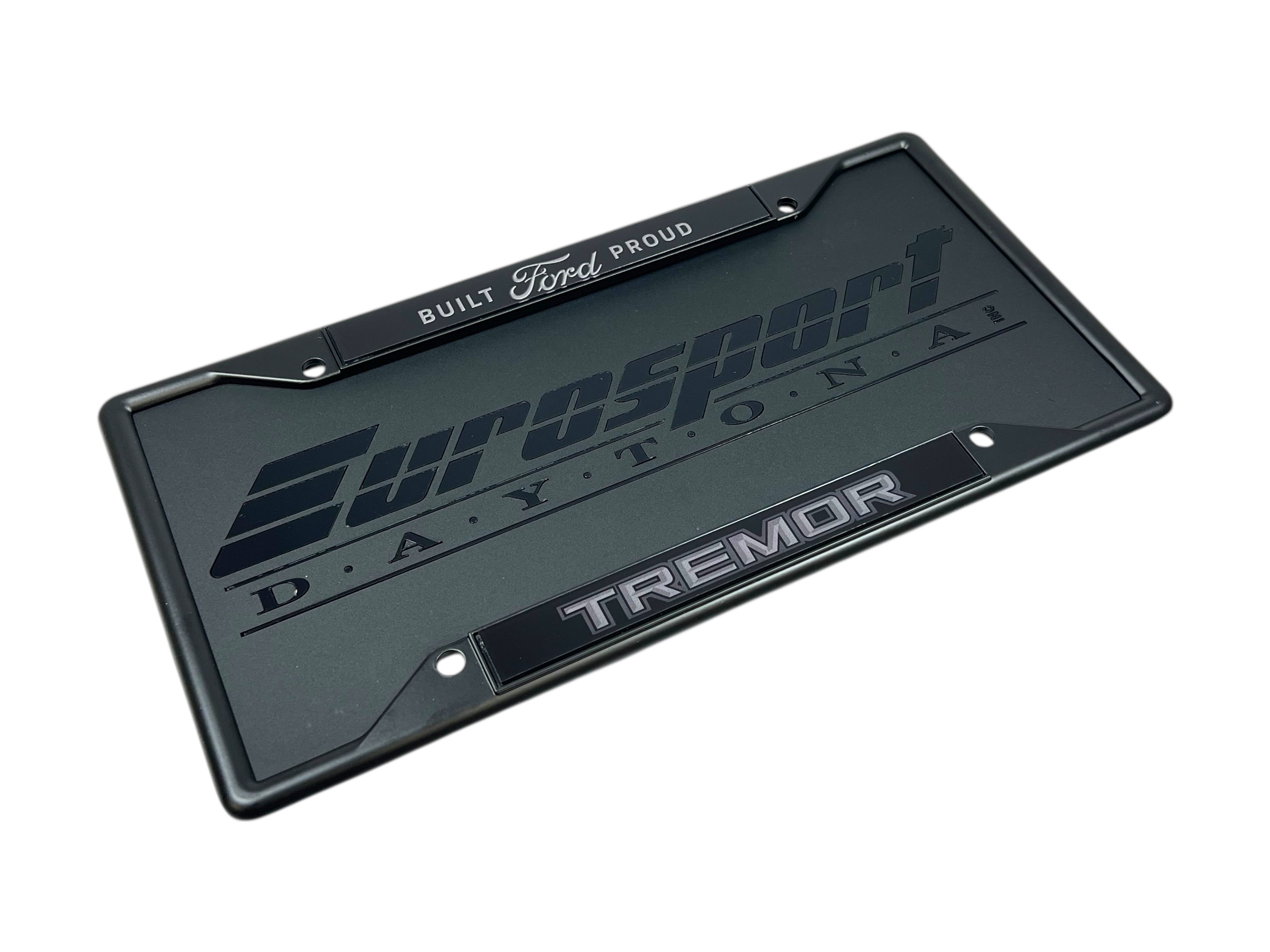 Ford Tremor Blacked Out Black License Plate Frame