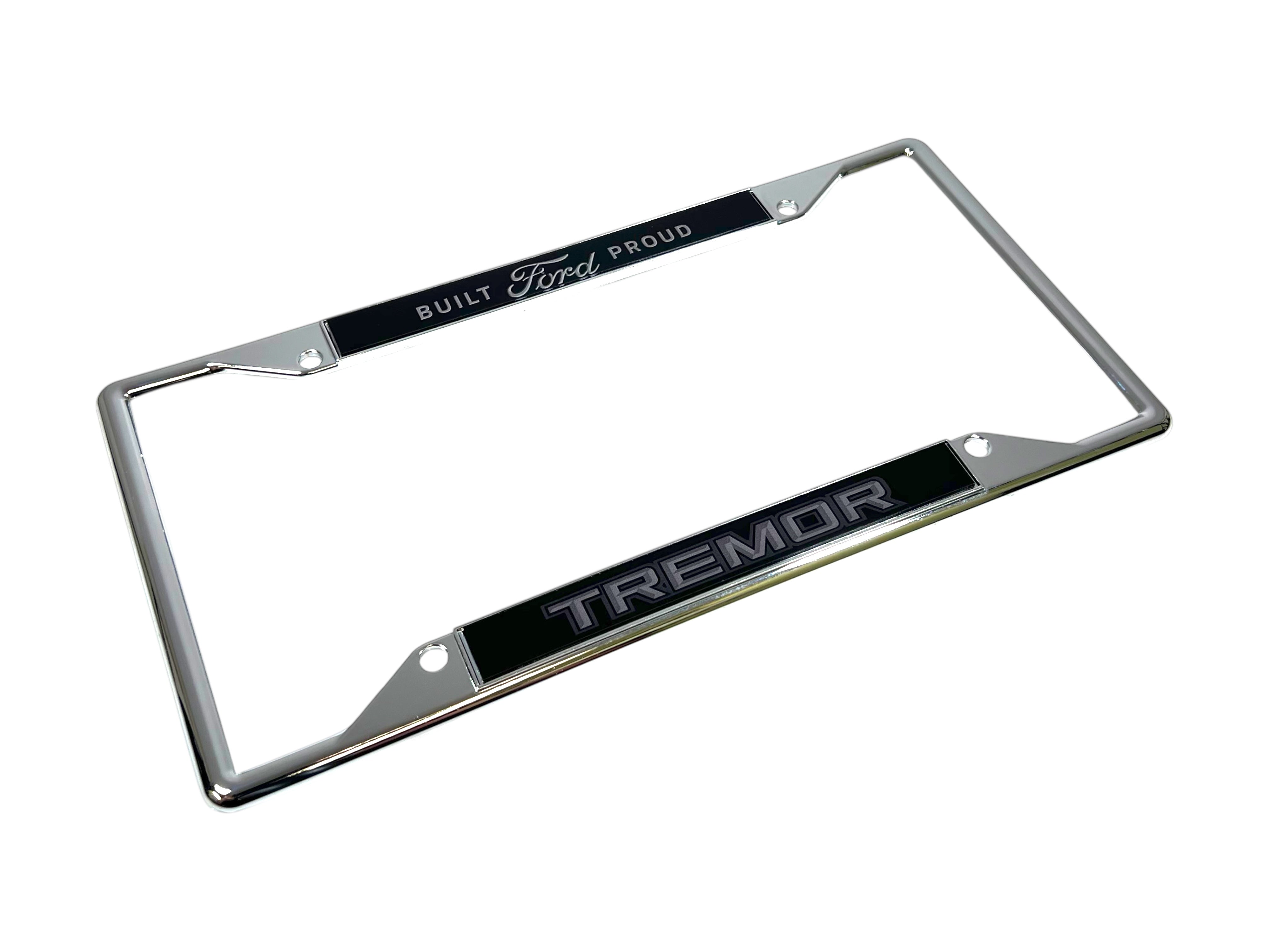 Ford Tremor Blacked Out Chrome License Plate Frame