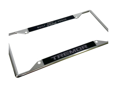 Ford Tremor Blacked Out Chrome License Plate Frame