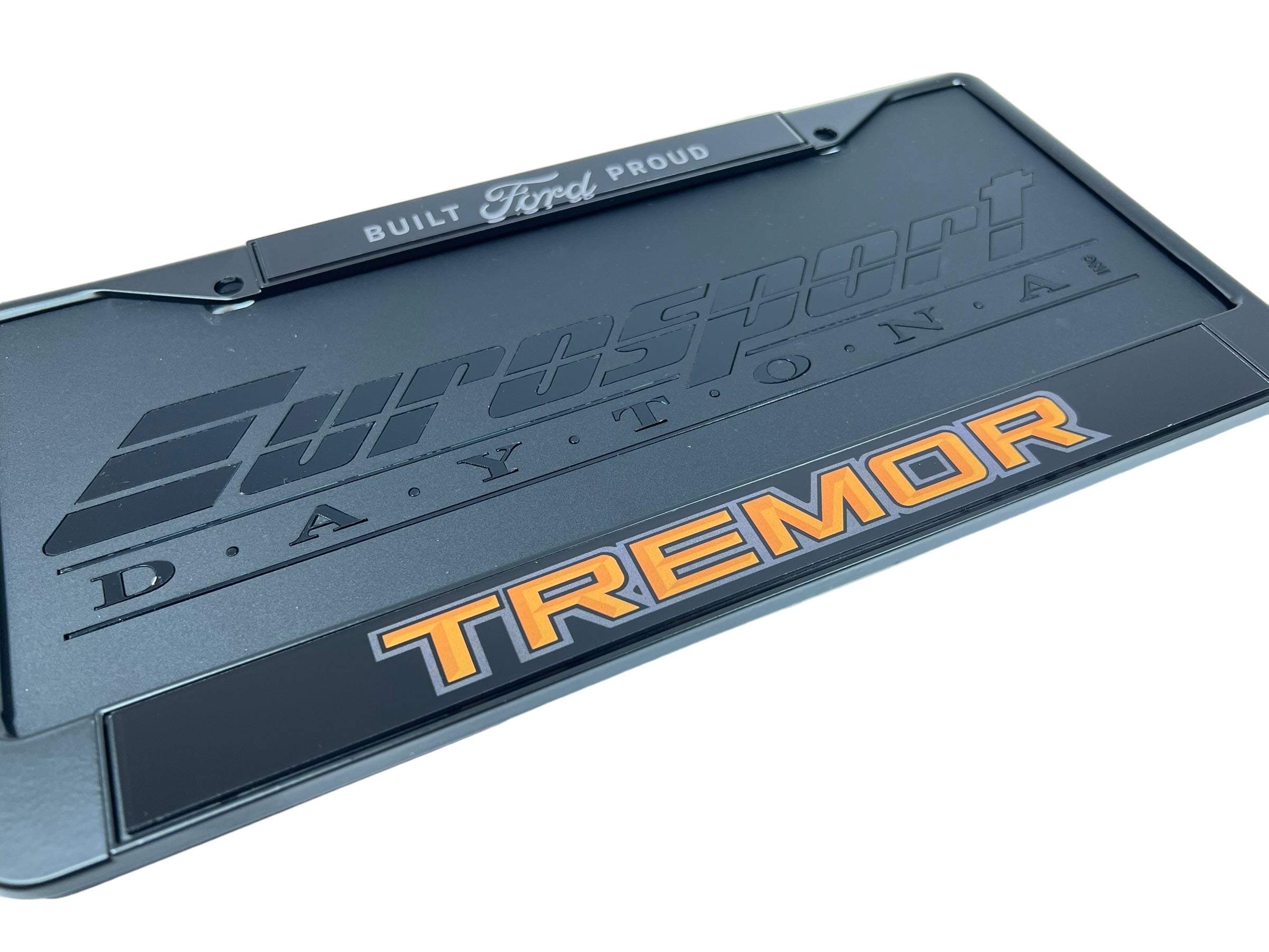 Ford Tremor Black license Plate Frame