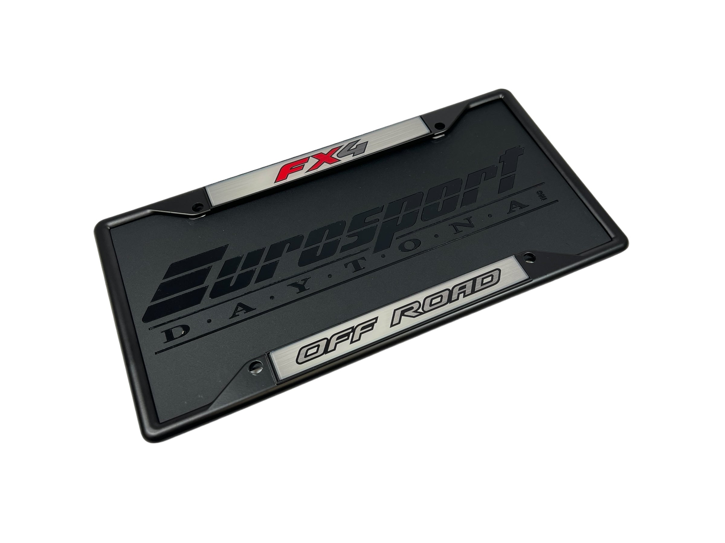 Ford FX4 Off Road Black License Plate Frame