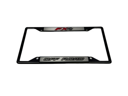 Ford FX4 Off Road Black License Plate Frame